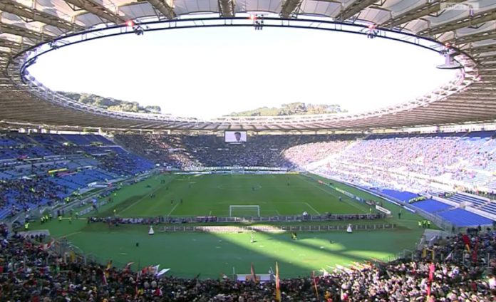 Roma-Lazio, via le barriere e l’Olimpico torna a riempirsi
