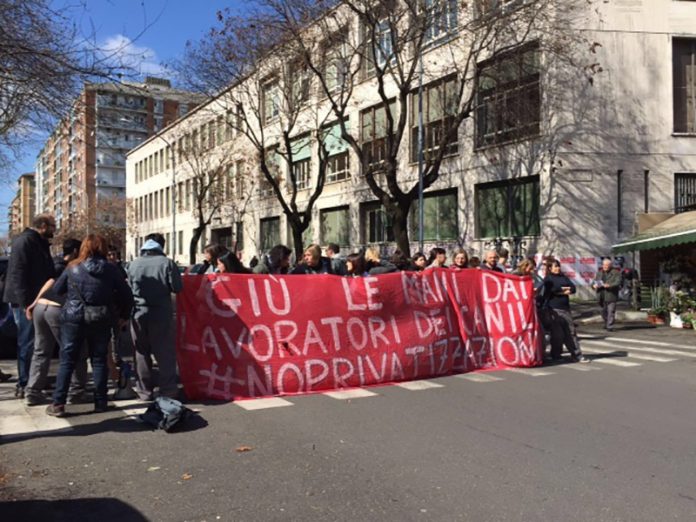 Canili di Roma Protesta Dipartimento-Ambiente