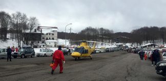 monte livata, subiaco, elisoccorso, neve, incidente