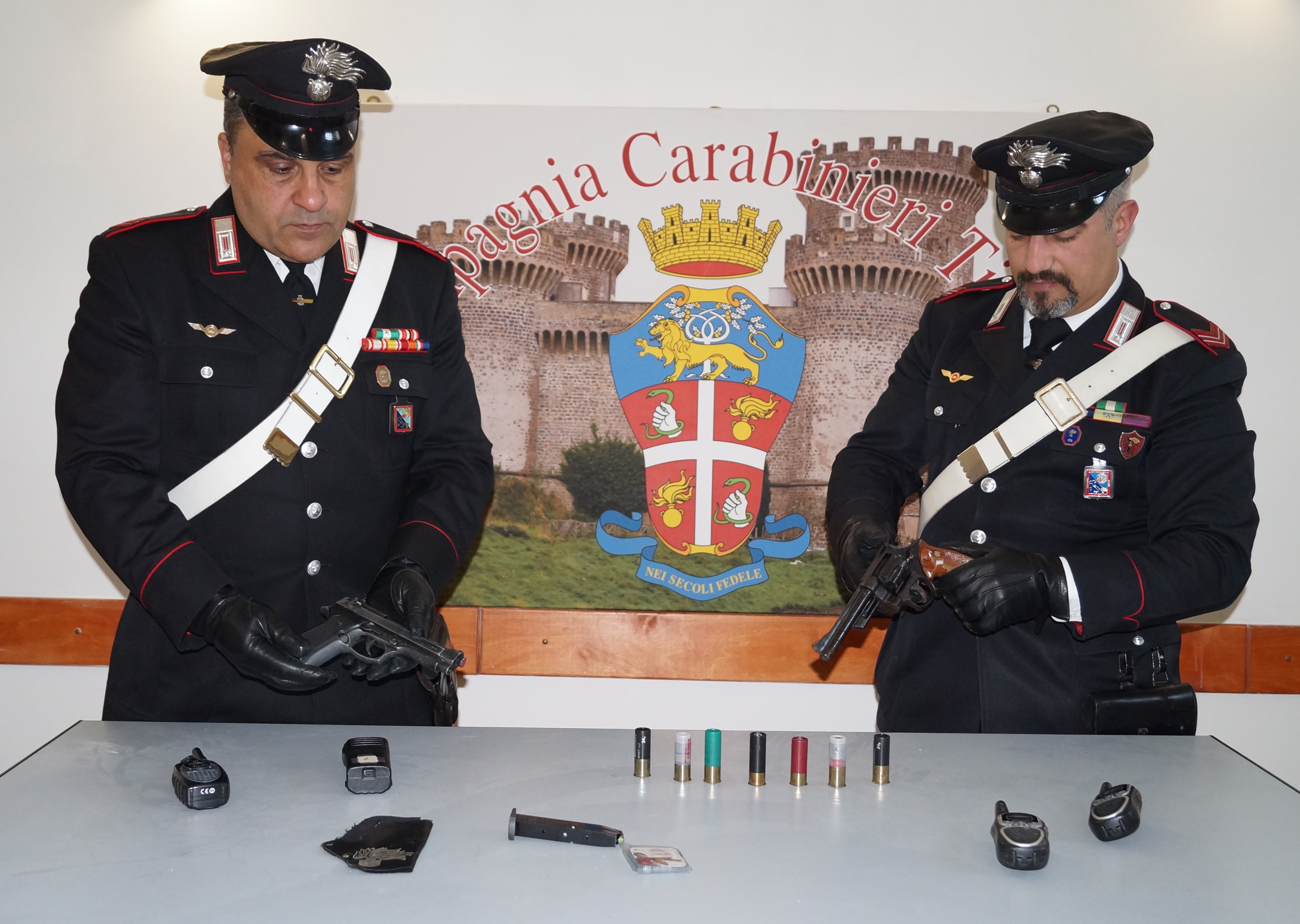 Armi e munizioni: due arresti a Guidonia