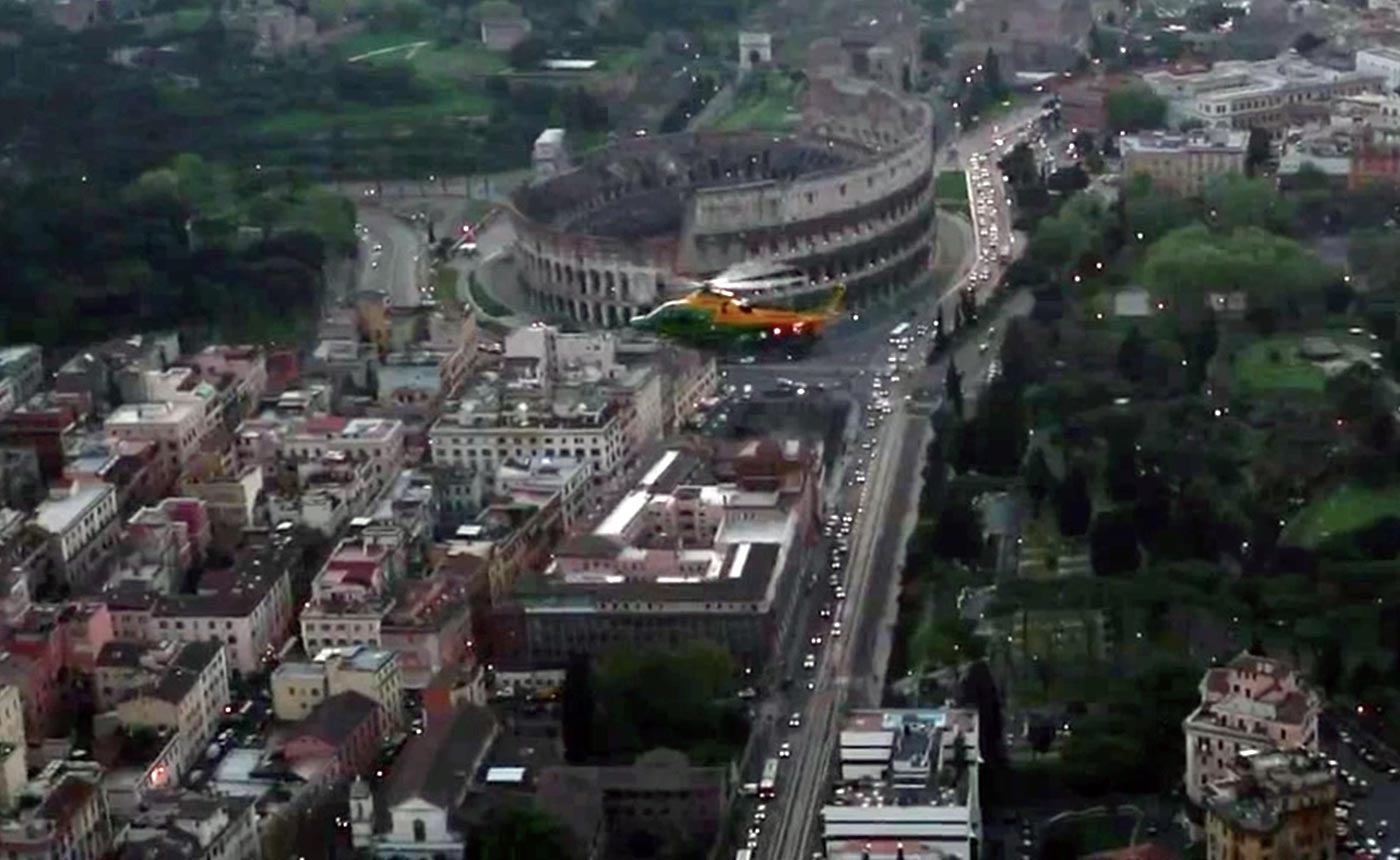 roma panorama elicottero gdf terrorismo