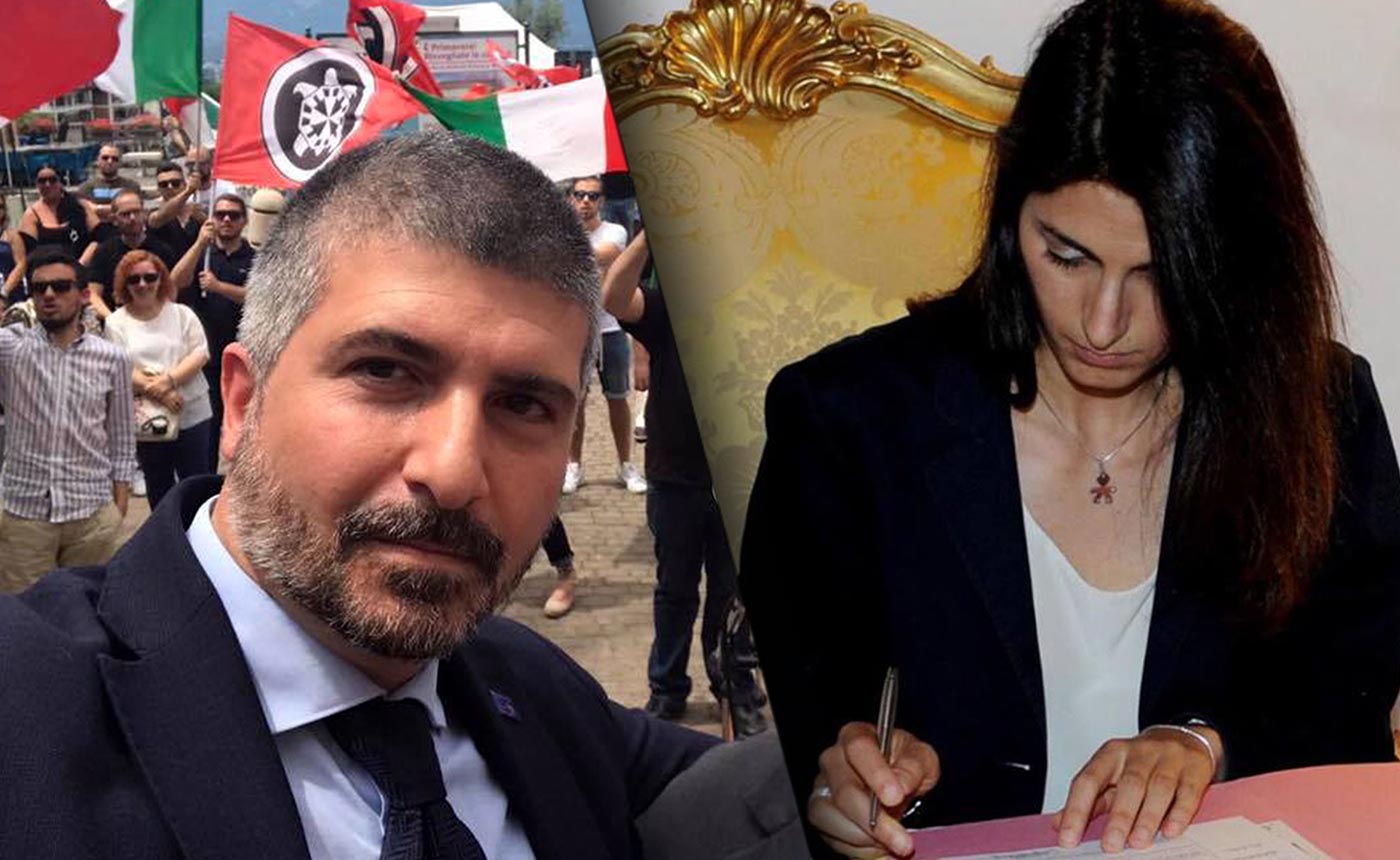 casapound di iorio Virginia Raggi