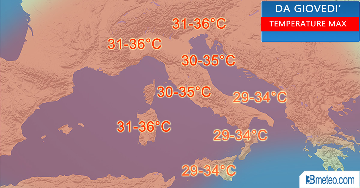 Meteo, caldo in aumento: sta arrivando l'anticiclone africano